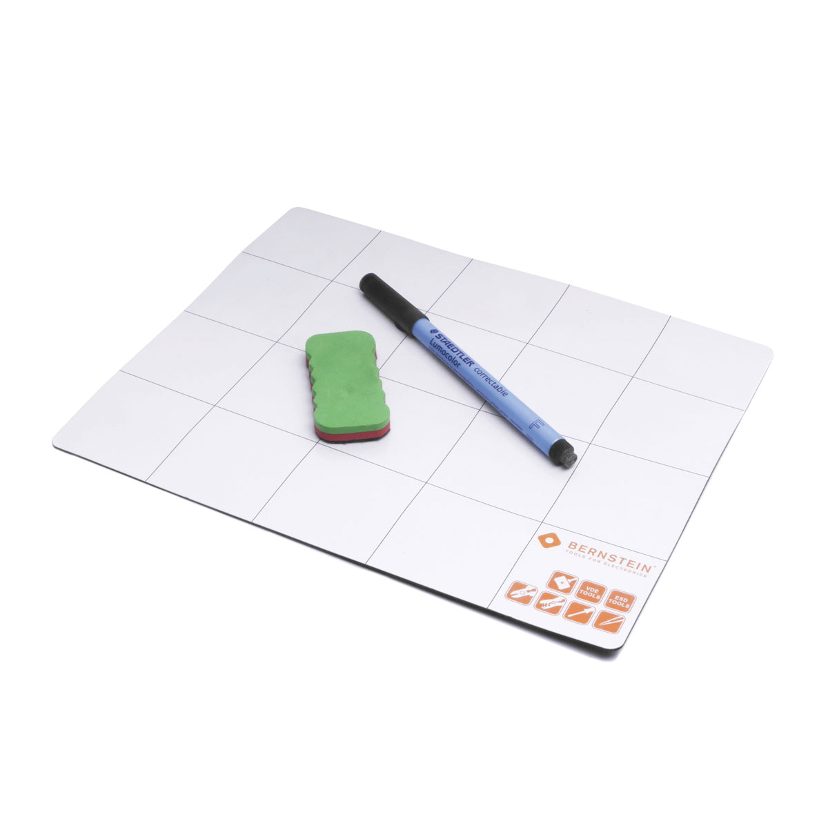 Magnetic mat with pen 250x200mm