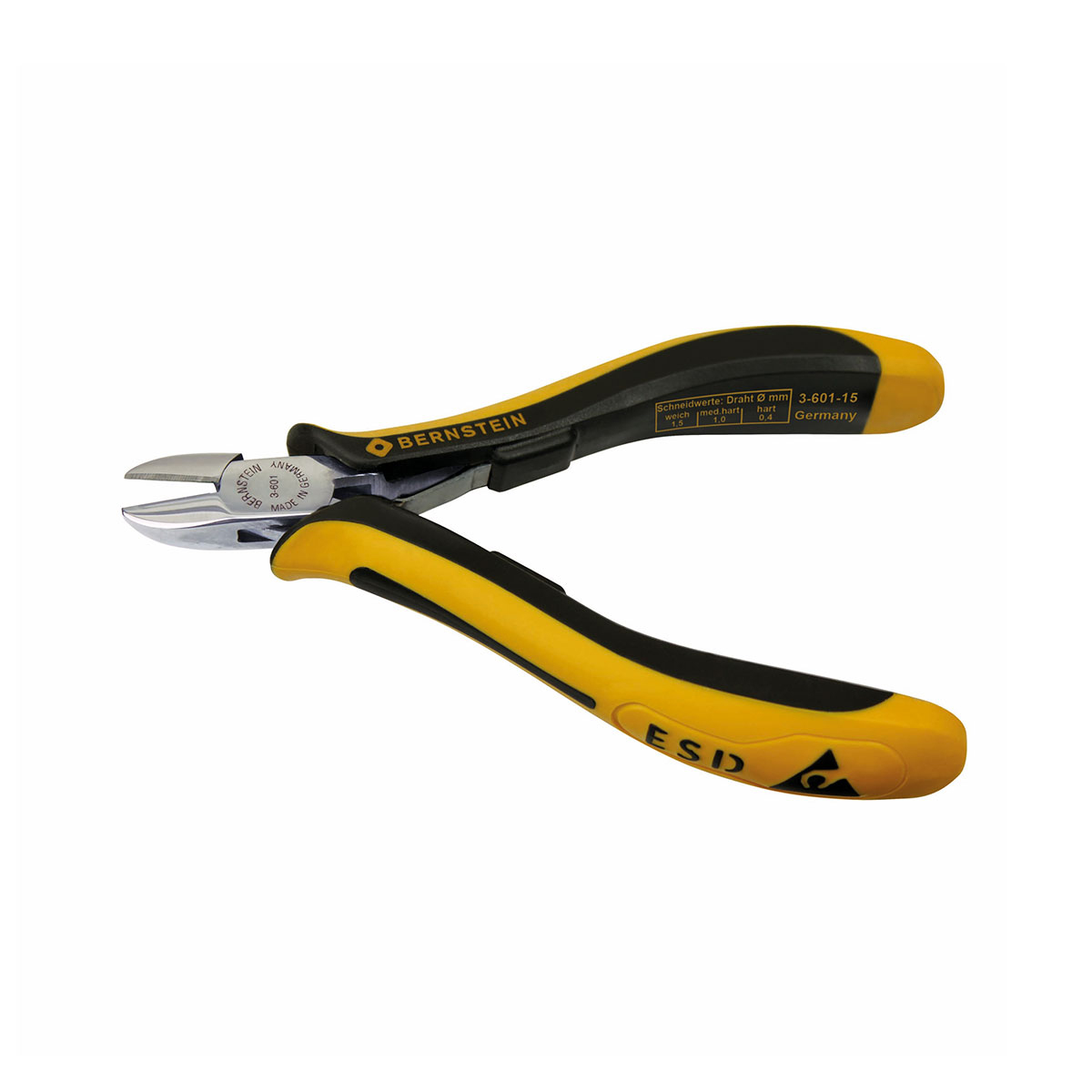 ESD side cutters CLASSICline  dissipative 115 mm semi flush