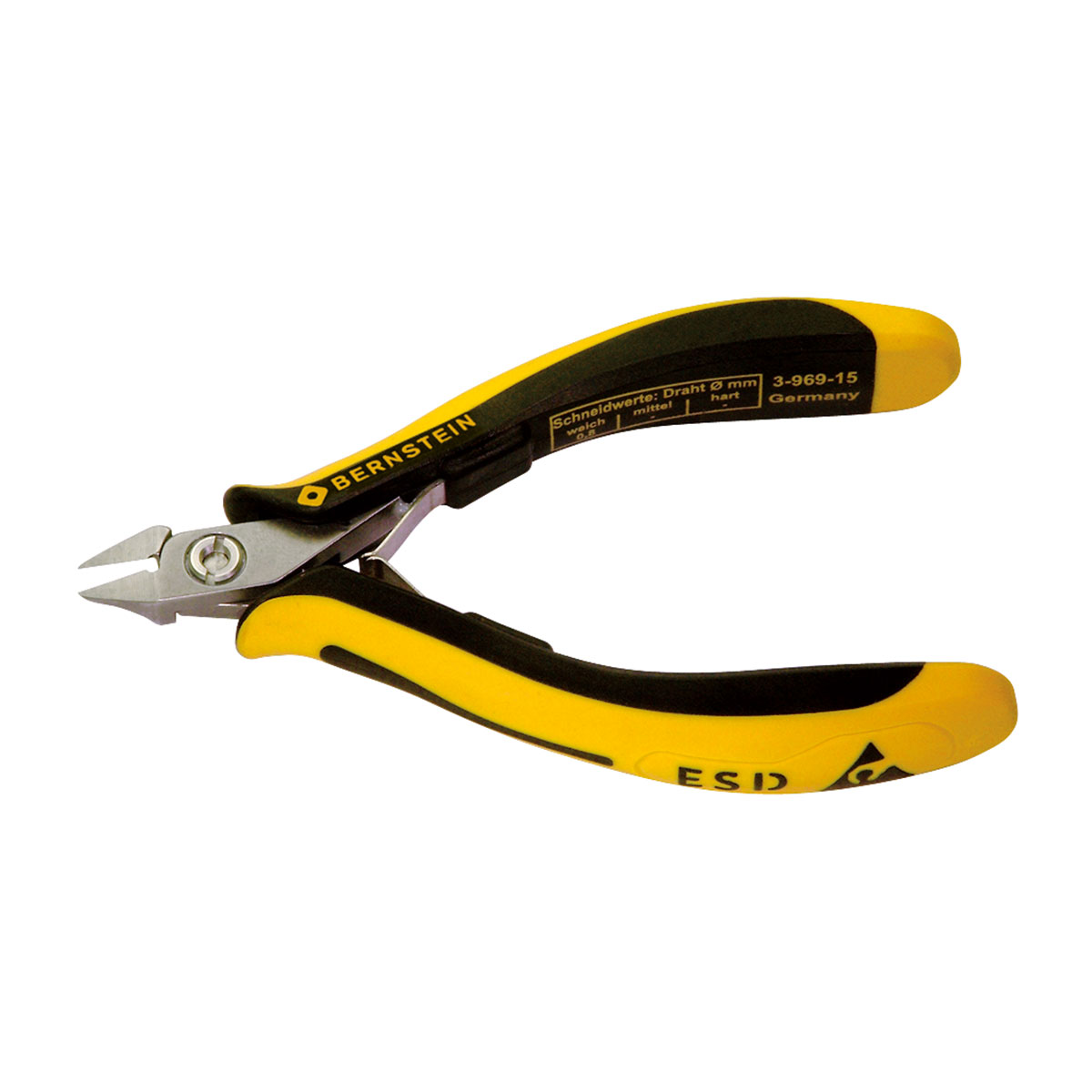 ESD side cutters TECHNICline dissipative 120 mm full flush