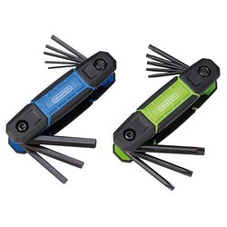 TX-STAR® and Metric Folding Hex Key Set (16 Piece)