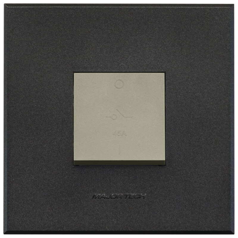 45A Triple Pole Isolator Switches - Titanium/Graphite