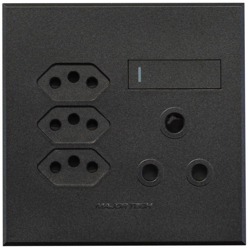Single RSA, Triple V-Slim Sockets - Graphite/Graphite