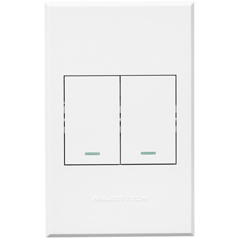 Two Lever 1 x Bell Press & 1 x Two- Way Light Switch