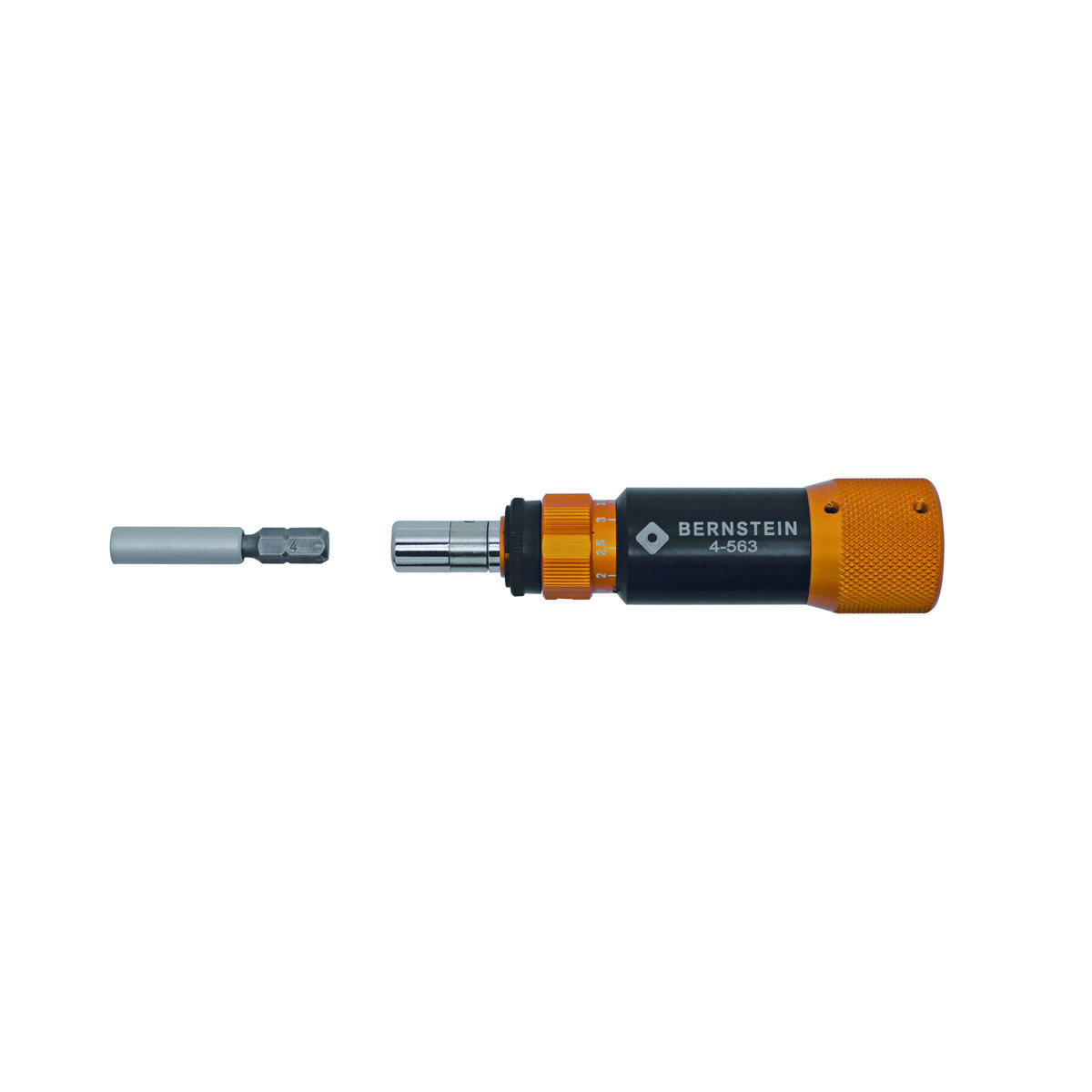 Mini torque screwdriver 0.05 - 0.6Nm with adapter 4mm > 6.35mm