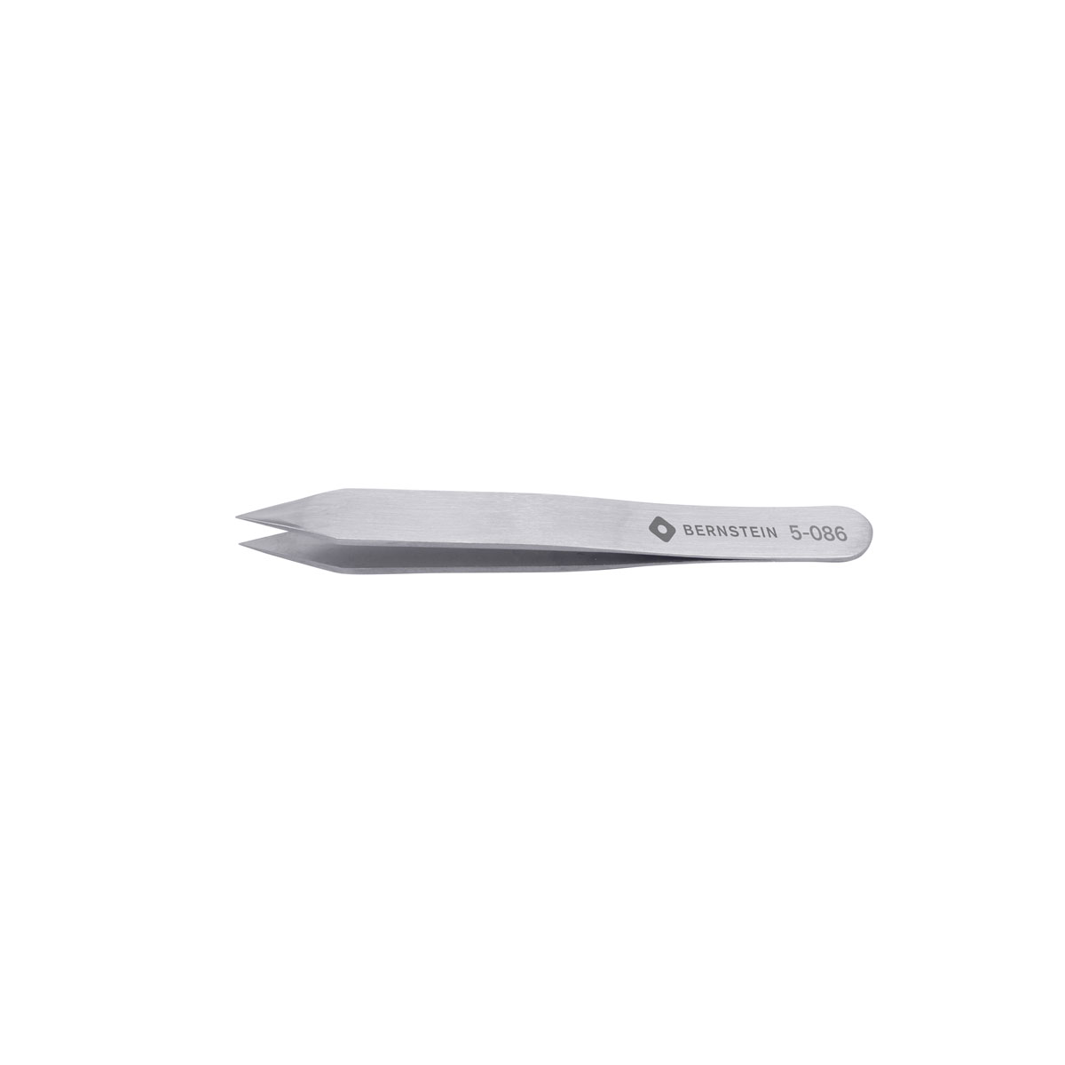 Mini tweezers 90mm form H stainless steel, short wide