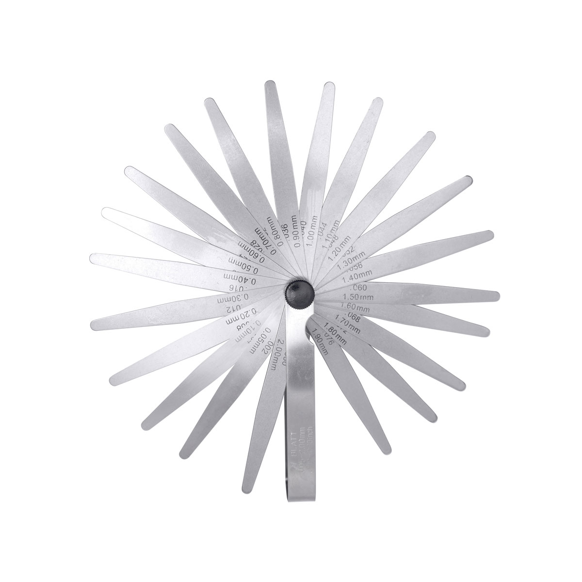 Feeler gauge 21 blades  (0.05-2.0mm)