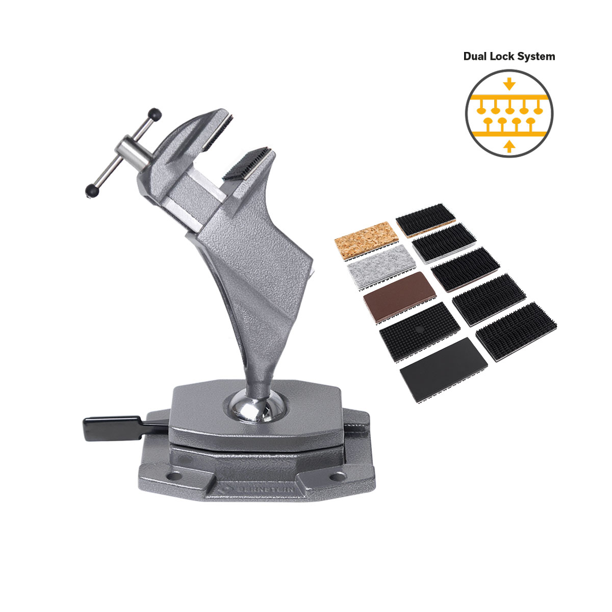 Ball joint vice SPANNFIX for screw on (velcro)+9-900-K50-SET