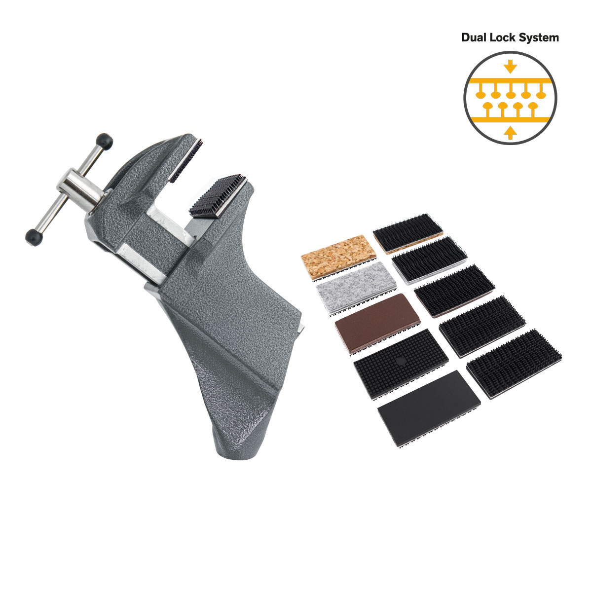 Head SPANNFIX for screw on (M12x1.5) (velcro)+9-900-K50-SET