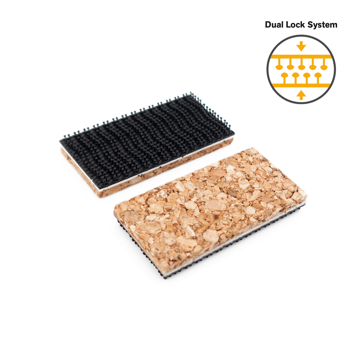 Protective jaws cork/velcro 50mm (pair)