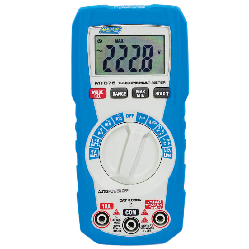 True RMS 600V AC/DC Multimeter