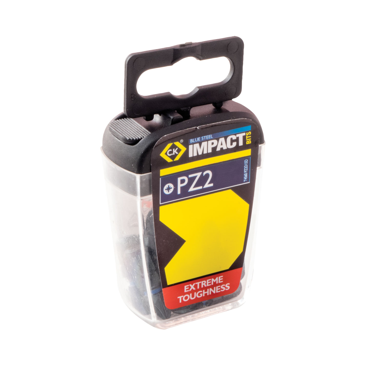 CK  Blue Steel Impact Screwdriver Bit 25mm PZ2 Box of 15