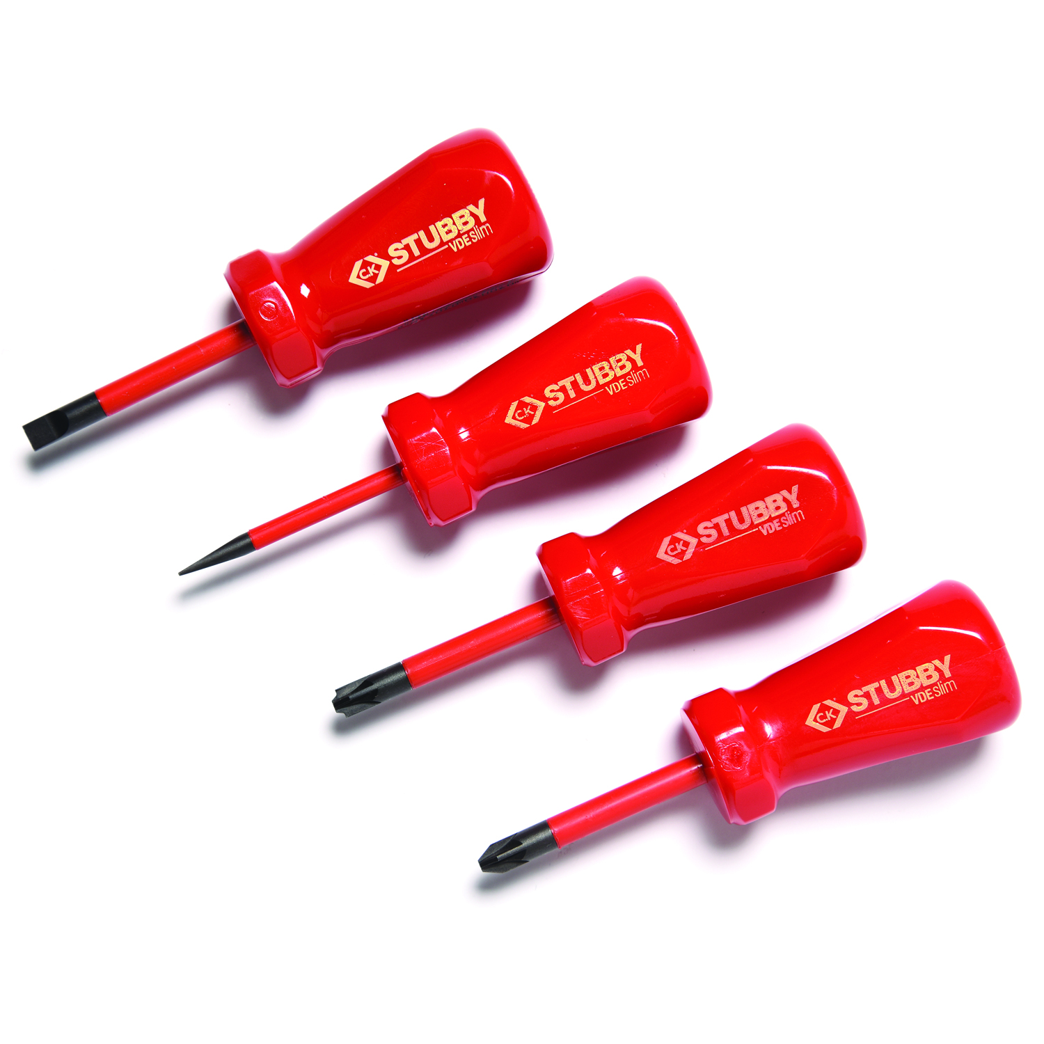 CK  Stubby VDE Slim Screwdriver Set of 4