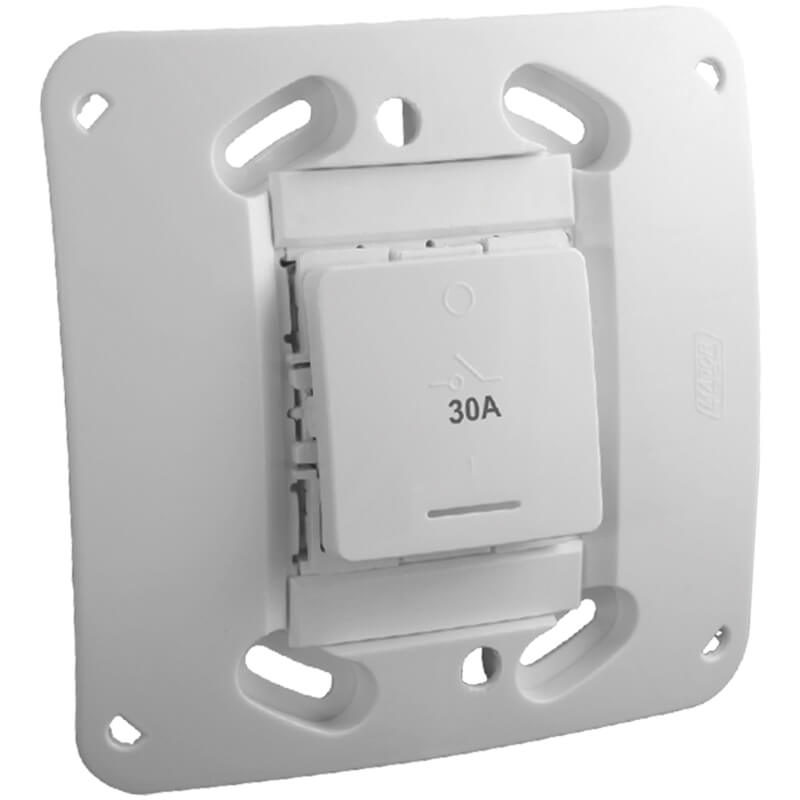 30A Double Pole Isolator - White