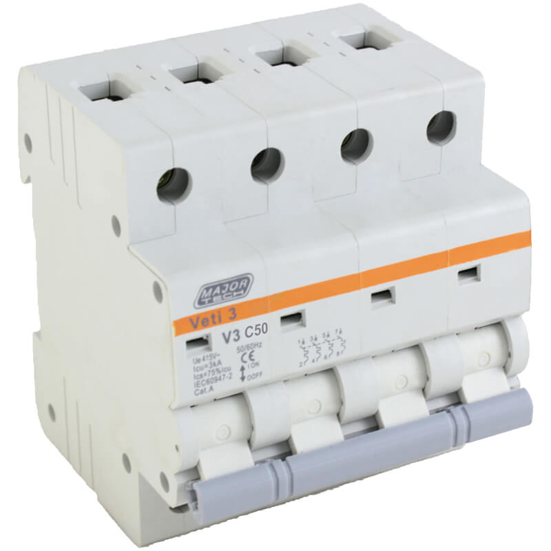50A Four Pole MCB