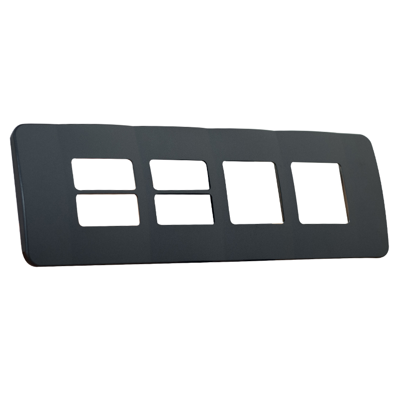 Two Double Module, Four Single Module Horizontal Cover Plate