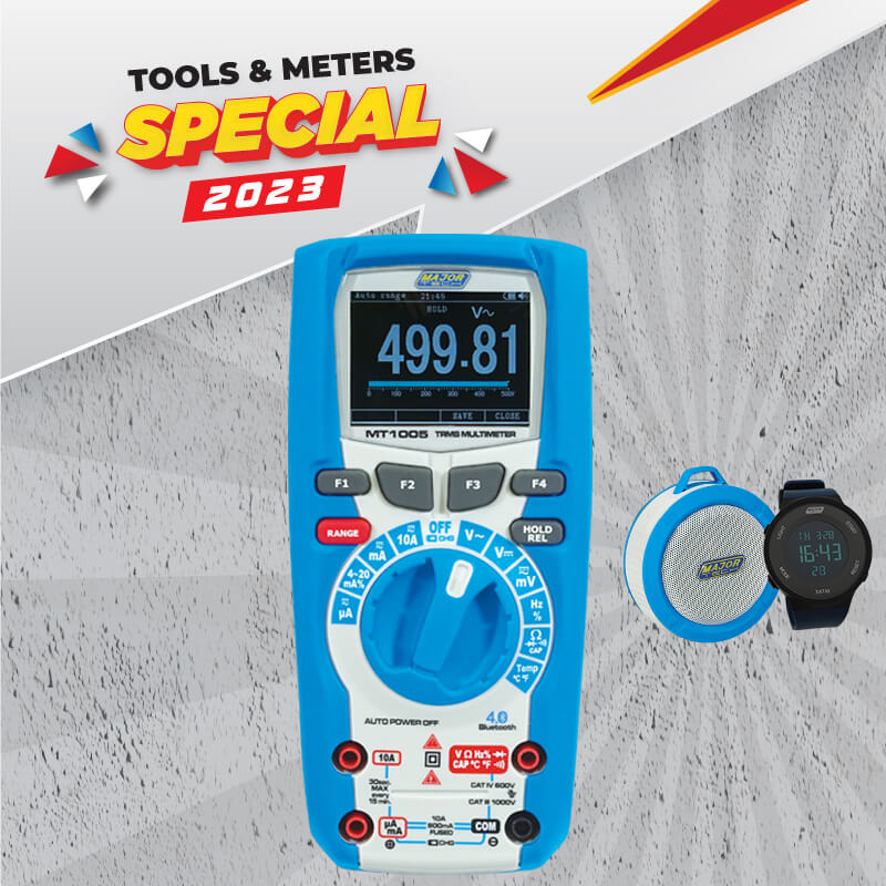 1000V AC/DC IP67 TRMS Bluetooth Multimeter