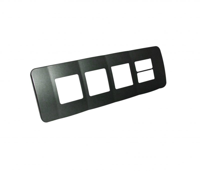 Three Double Module, Two Single Module Horizontal Cover Plate